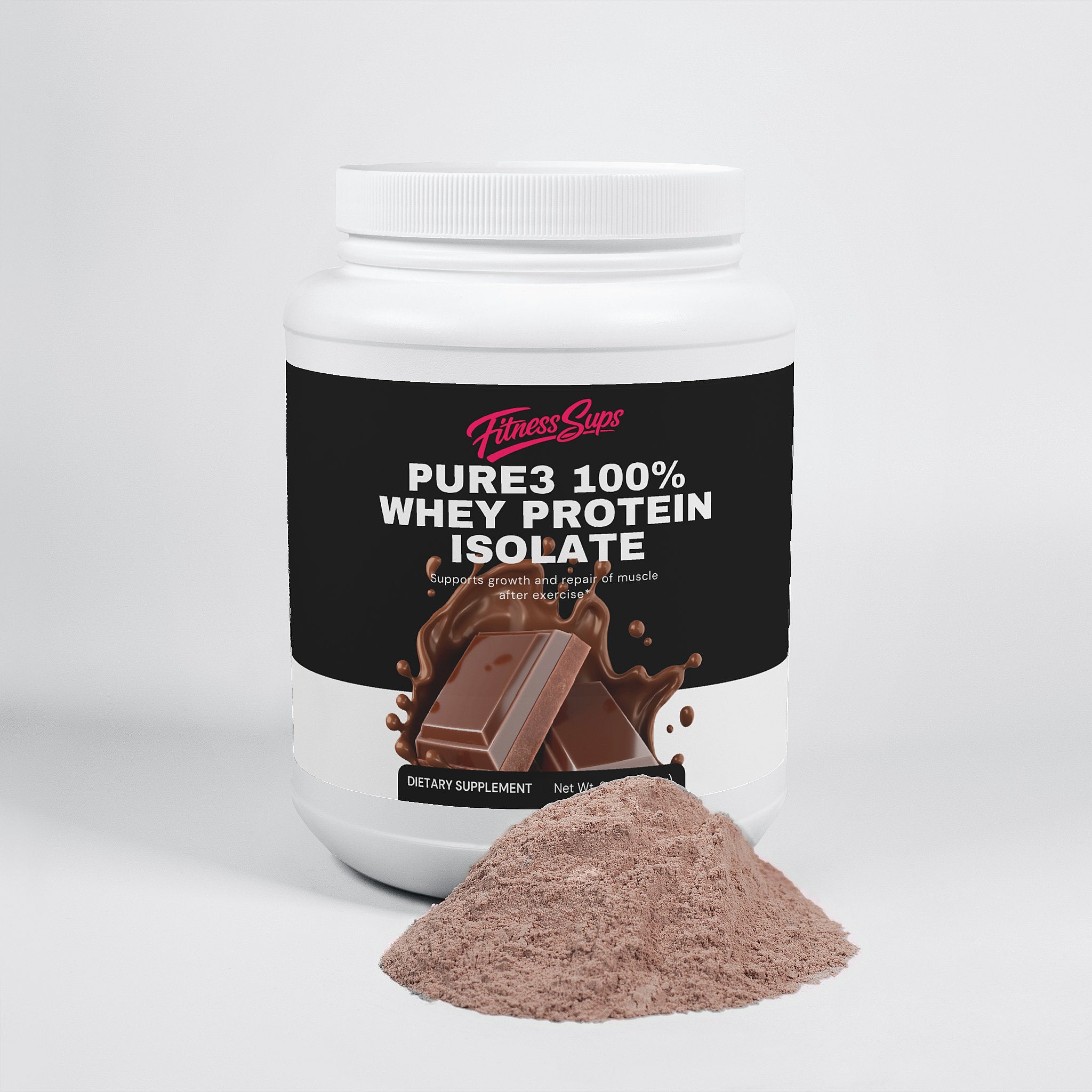 Pure3 100% Whey Protein Isolate (Chocolate)